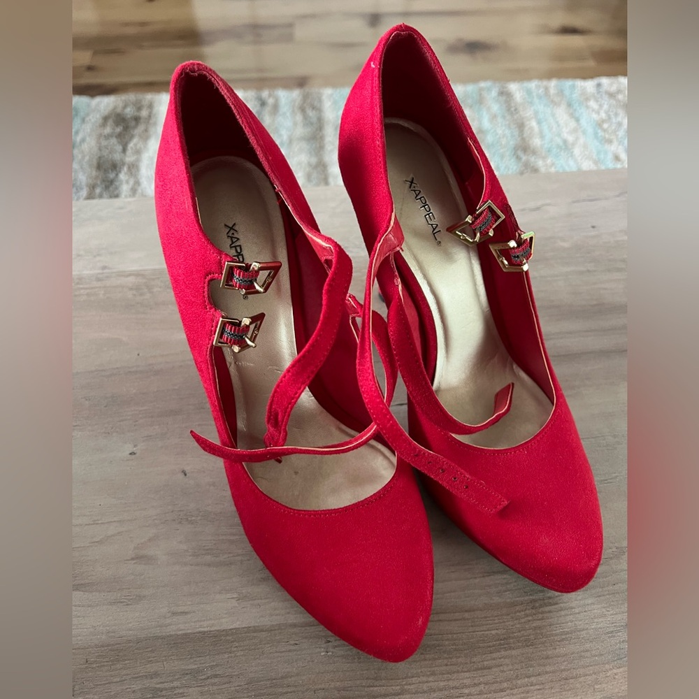 Xappeal Women's Red Heels